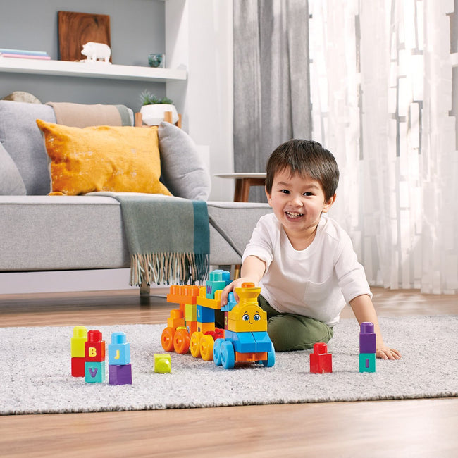 abc learning train mega bloks