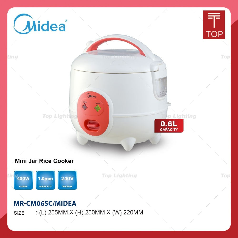 Midea MR-CM06SB/MR-CM06SC 0.6L Mini Jar Rice Cooker