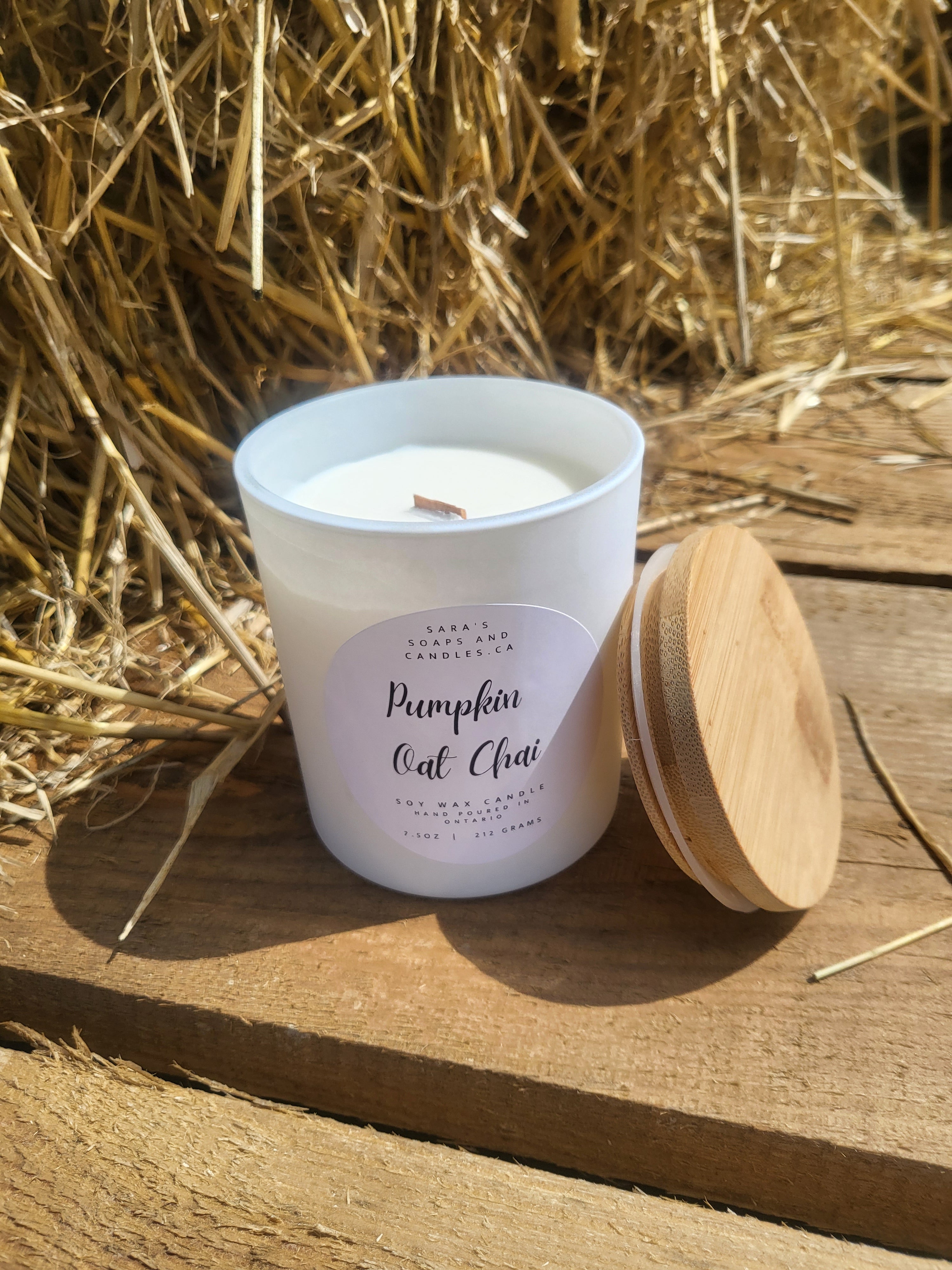 image for Pumpkin oat chai wooden wick