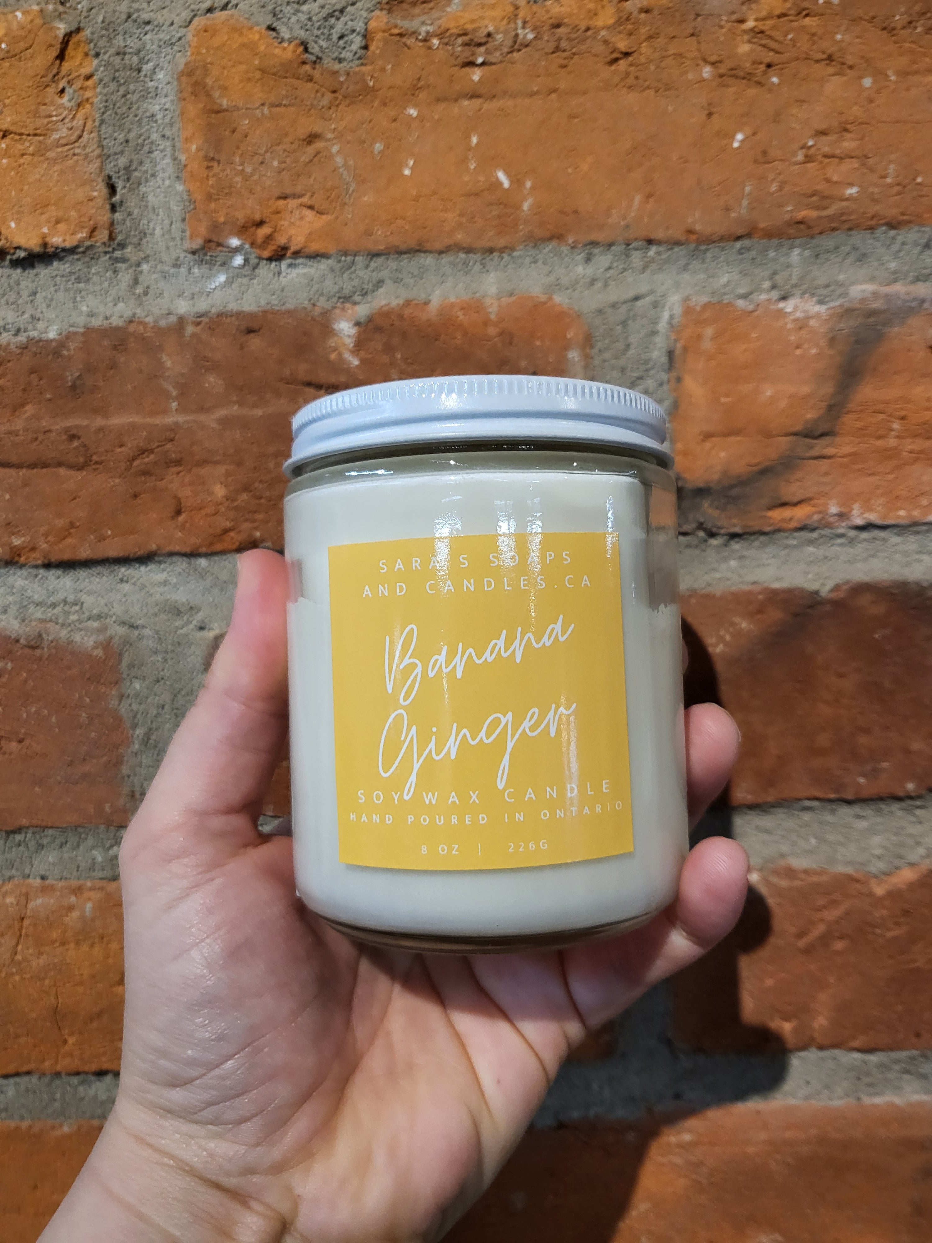 image for Banana ginger 8oz candle