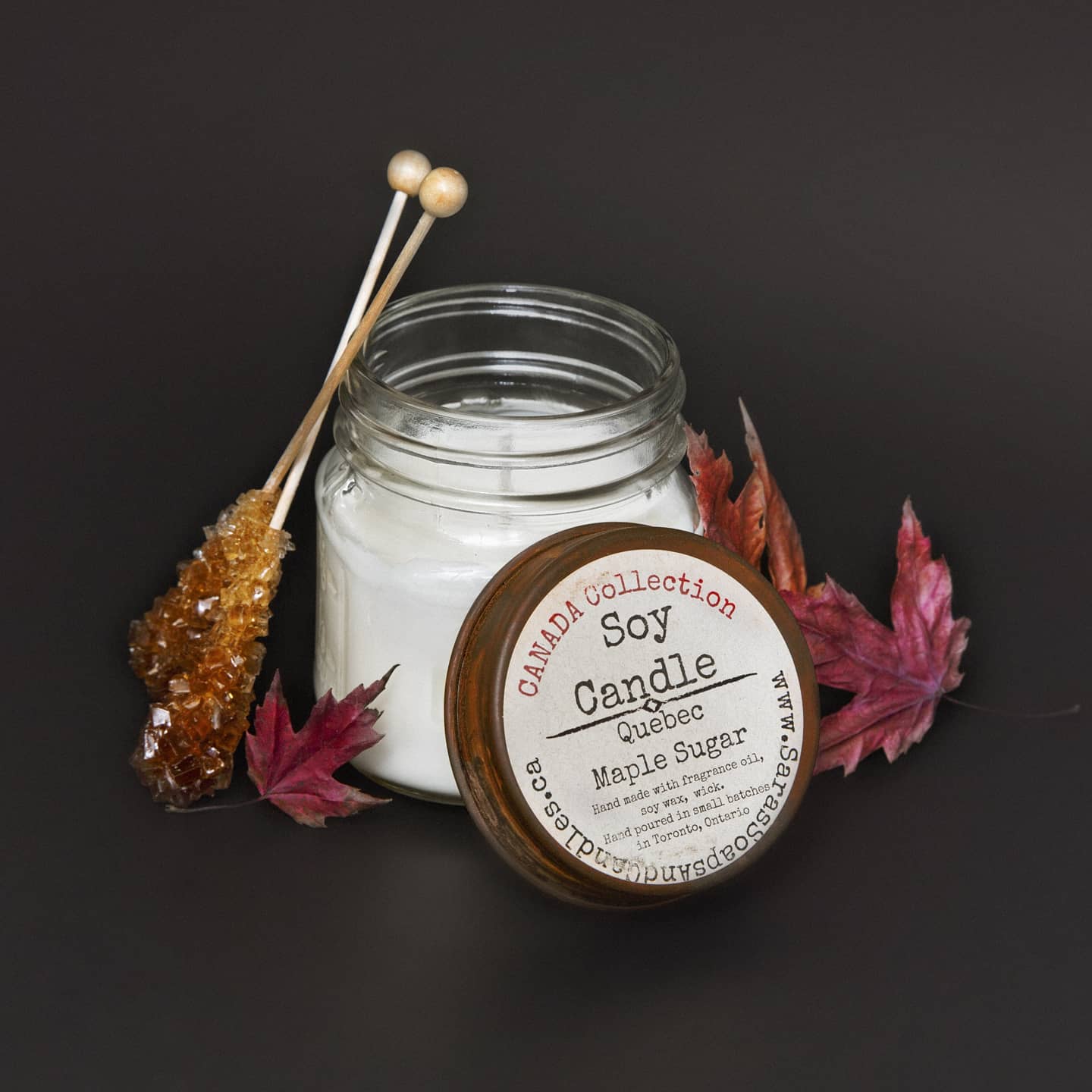 image for Quebec Maple Sugar Soy Candle - 8 oz