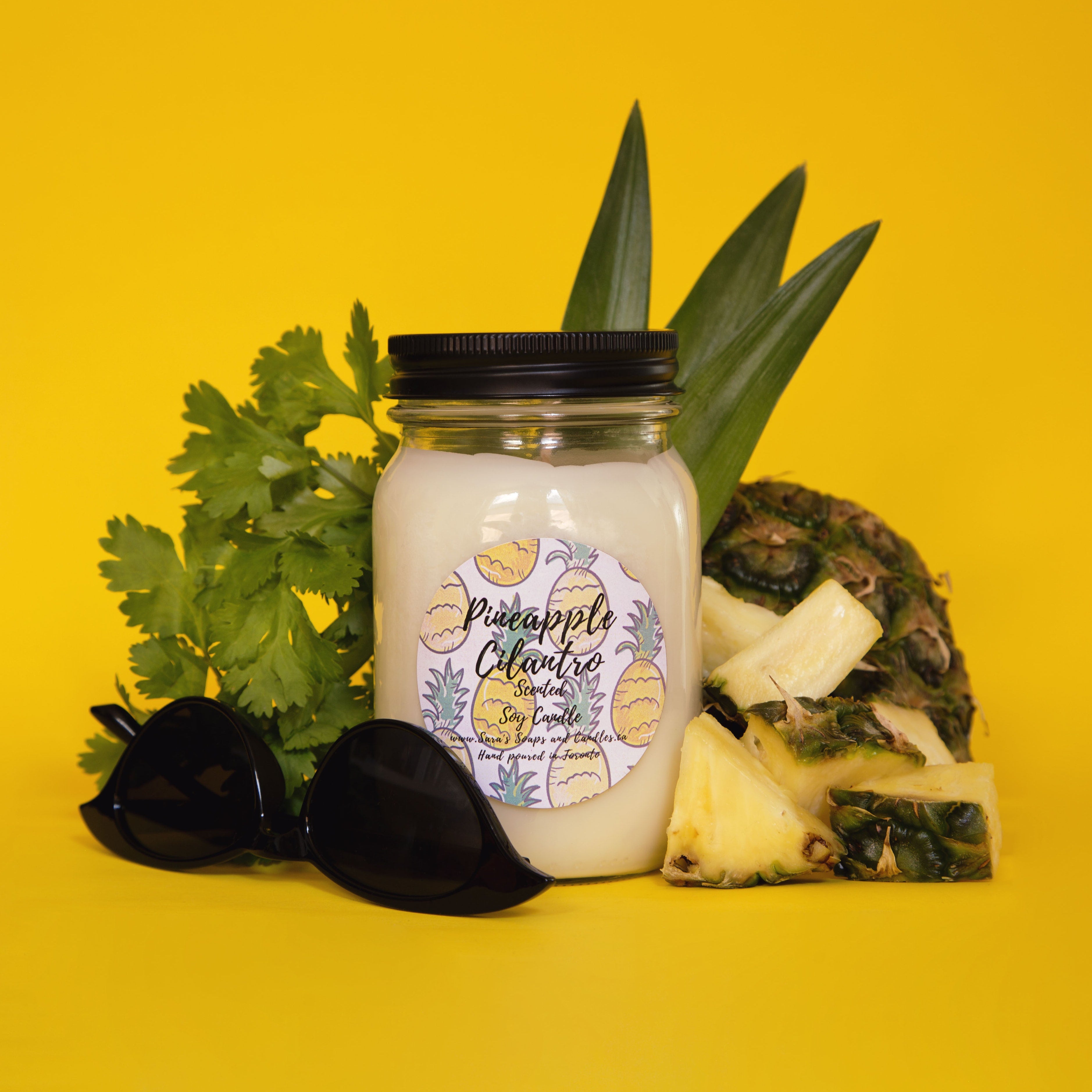 image for Pineapple cilantro candle - 14oz