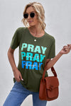 Pray Print T-Shirt - Absolute Fashion 2020