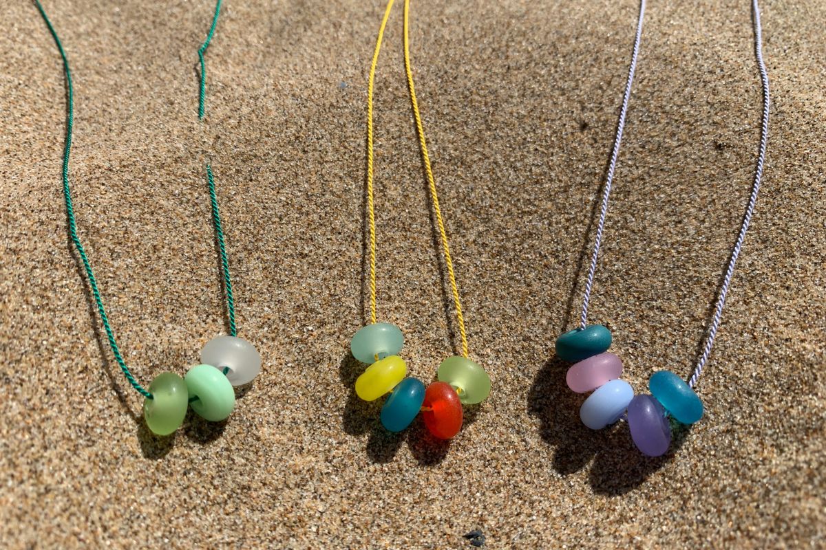 Colour Drop Necklaces - bright colours by Nalu Beads