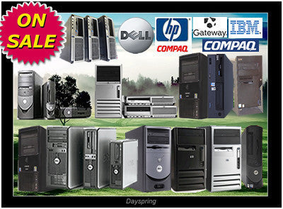 Any P4 2.8GHZ 1GB 1TB WinXP SP3 Tower Dell HP IBM Gateway...