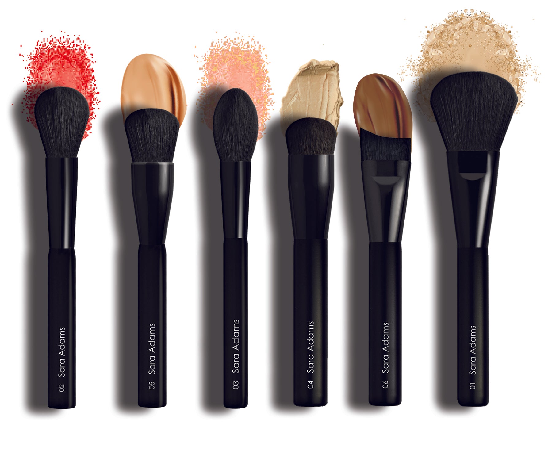 Sara Adams Cosmetiques Luxuries Makeup Brushes