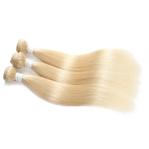 100% Human Hair Weaves #613 Straight 14-24 Inch - IM Beauty