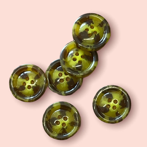 Dark Tan Buttons 20L Button 4 Hole Button for Sewing 13mm Round Button 0.5 inch Plastic Buttons for Craft Heavy Duty Buttons Shirt Buttons Blouse