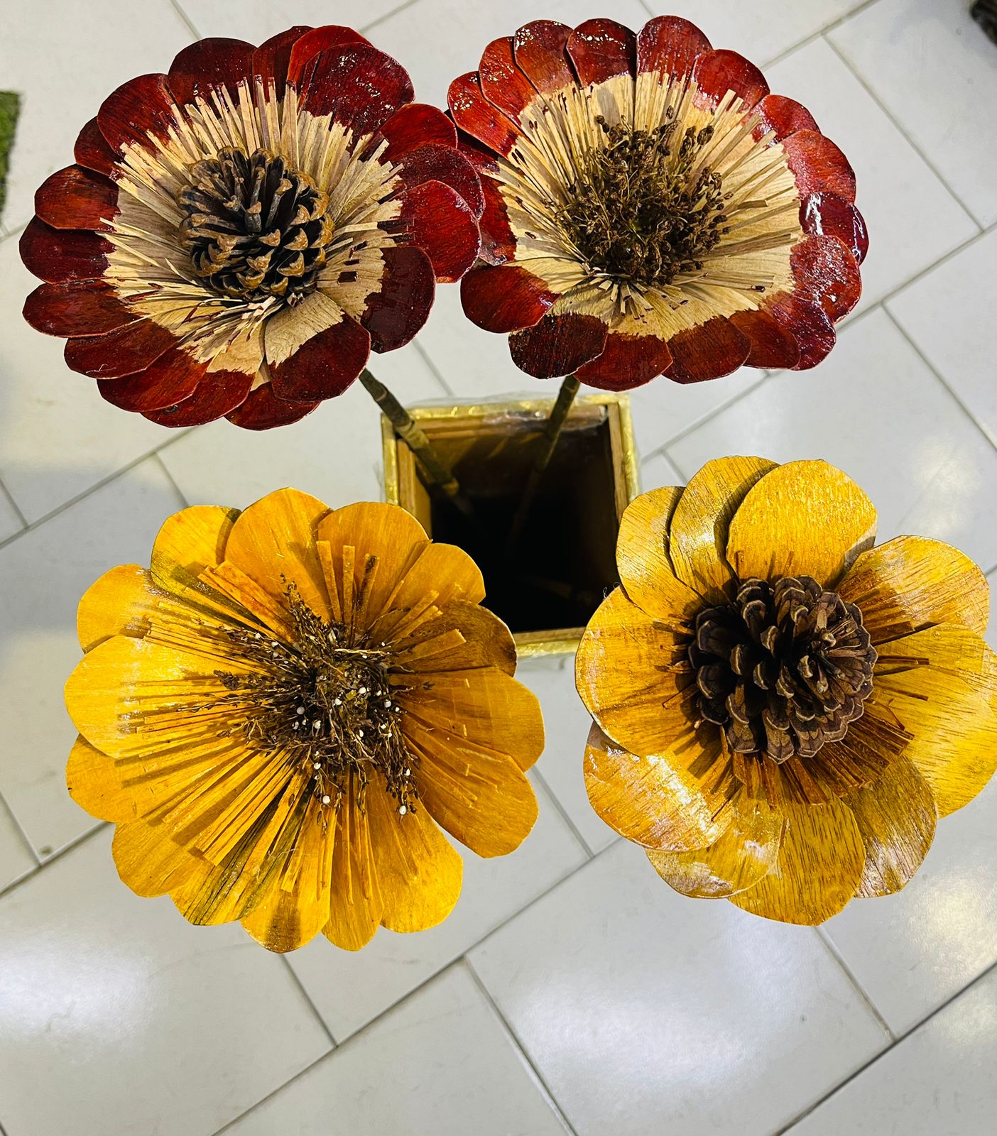Autumn handmade flower