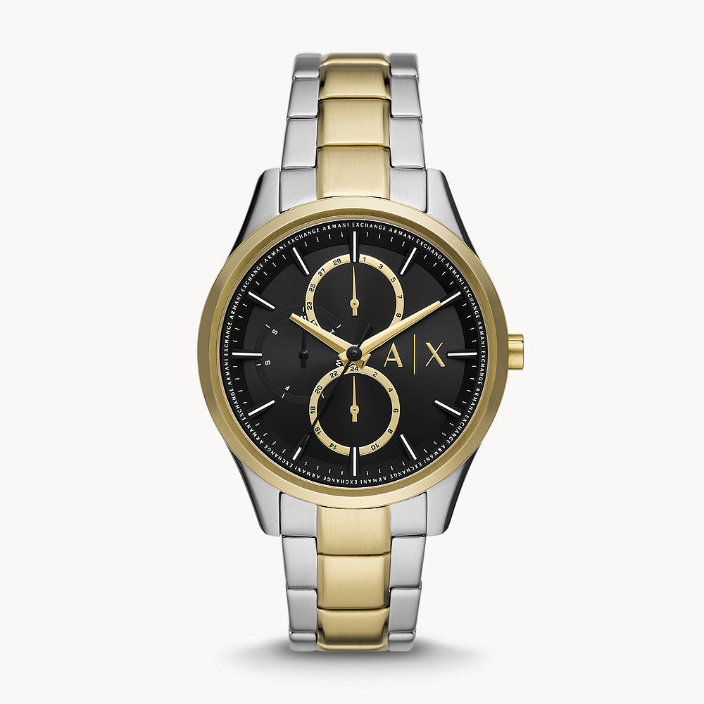 Armani Exchange Gold-Tone Multifunction Stainless – The Watch Steel House Watch Men\'s