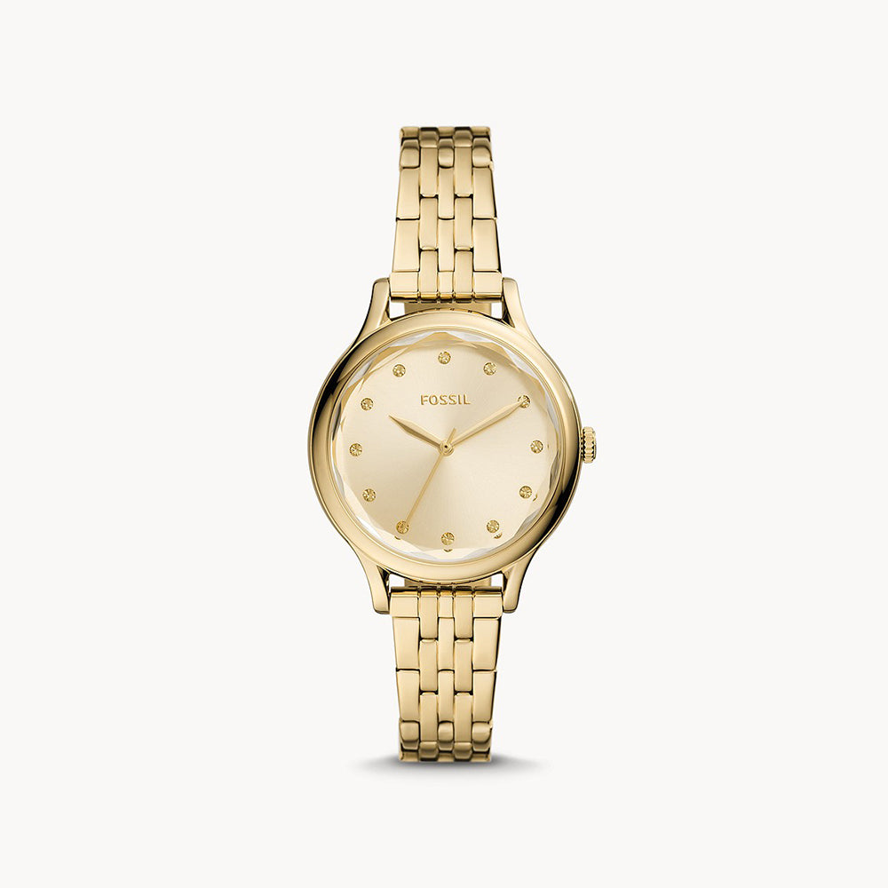 Fossil Eevie Gold Stainless Steel Women's Watch - BQ3801 – The