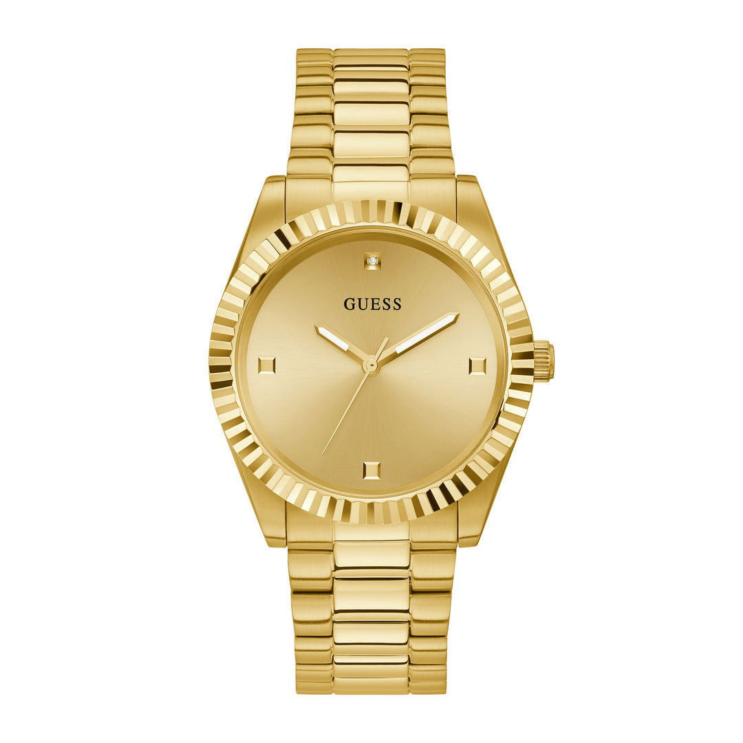 Watch Case Guess Gold Tone Quartz House Watch – The