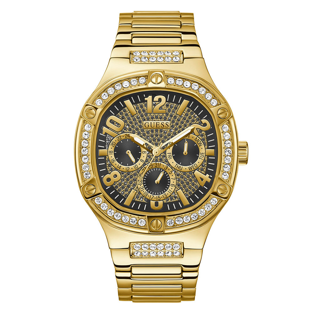 Gold Watch Guess Tone – The Case Men\'s Quartz House Watch