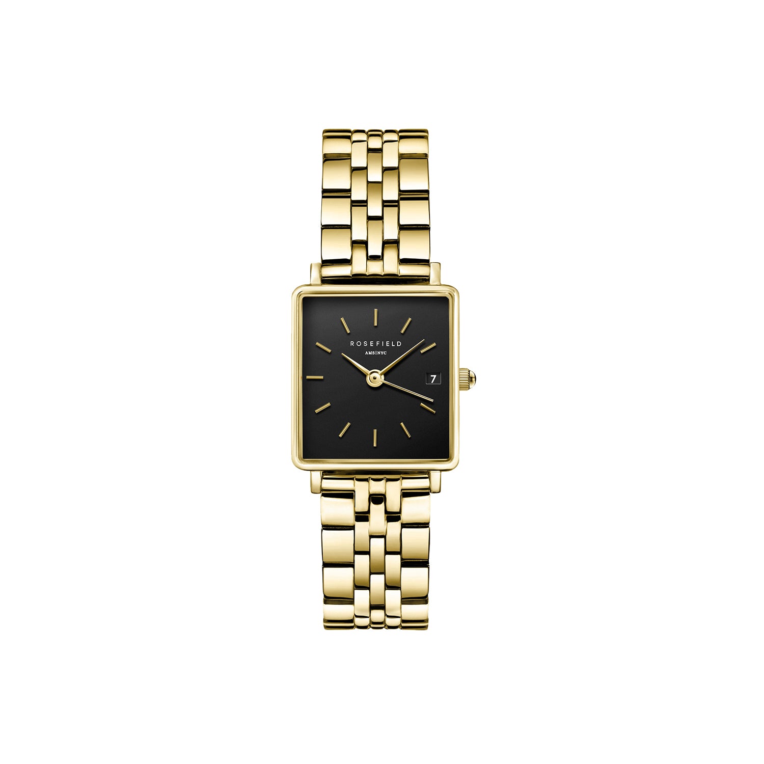 Rosefield Boxy XS Champagne Steel GoldLadies Watch The Watch House