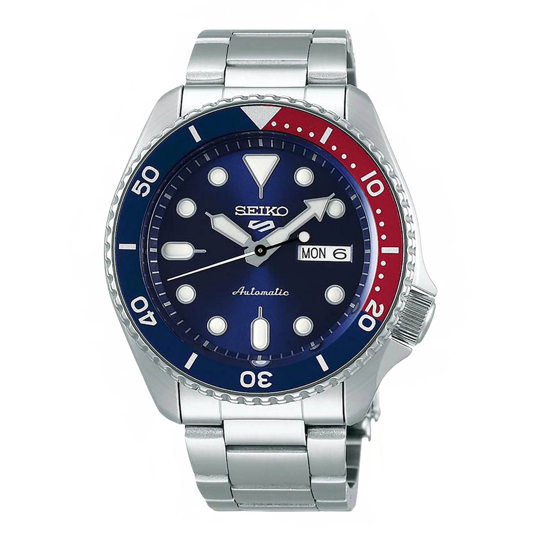 SEIKO 5 SPORTS Automatic made in Japan Blue Dial Nylon Strap Watch