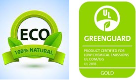 hedyart accord with greenguard and ecologo authentication