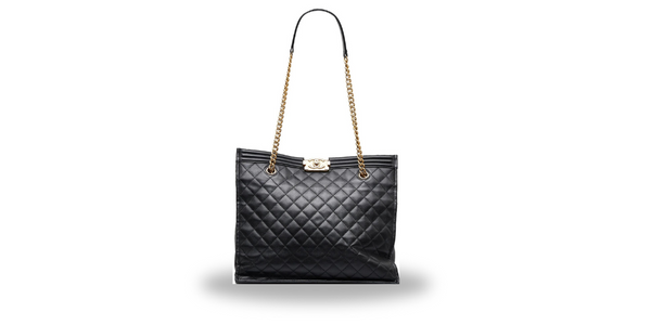 Quilted Boy Shopper Tote