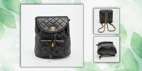 Chanel Vintage Quitted Duma Backpack