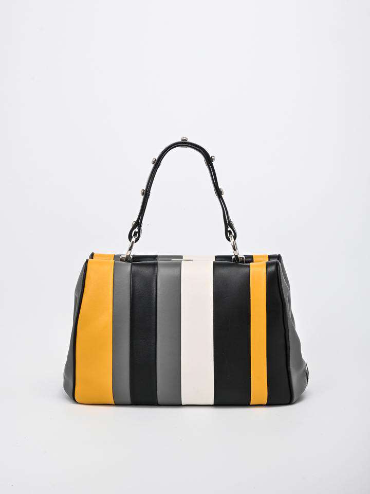 Prada Multicolor Striped Arcade Bag – AMUSED Co