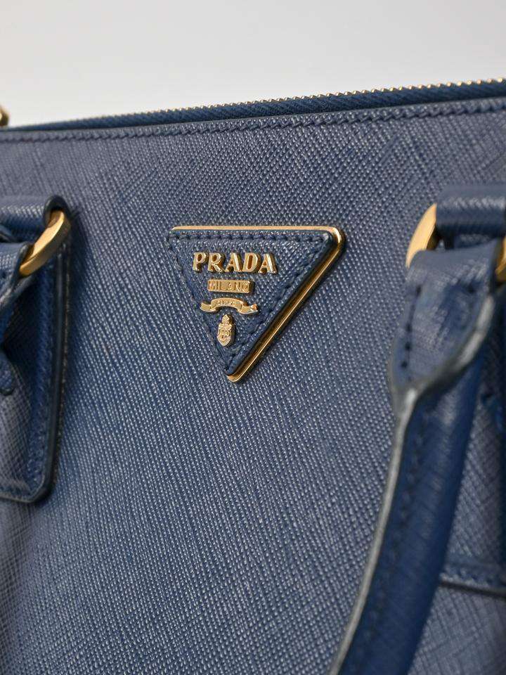 Prada Saffiano Small Double Zip Bag – AMUSED Co