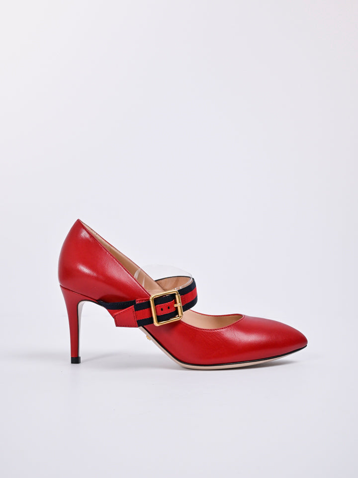 Lada fange Påstand Gucci Sylvie Leather Mid-Heel Pumps – AMUSED Co