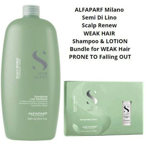 alfaparf energizing shampoo and lotion for thinning hair