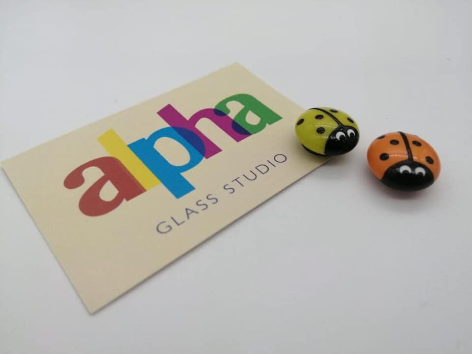 alpha glass ladybirds