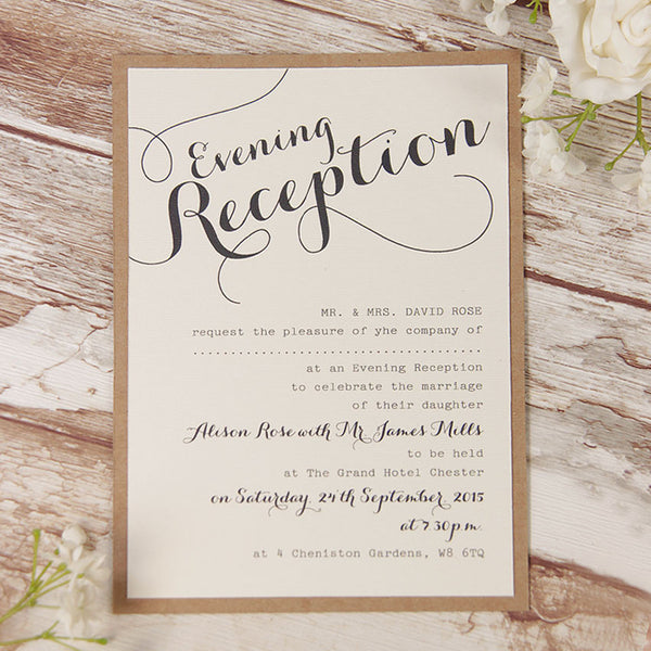 Evening Wedding Invitations | Cartalia