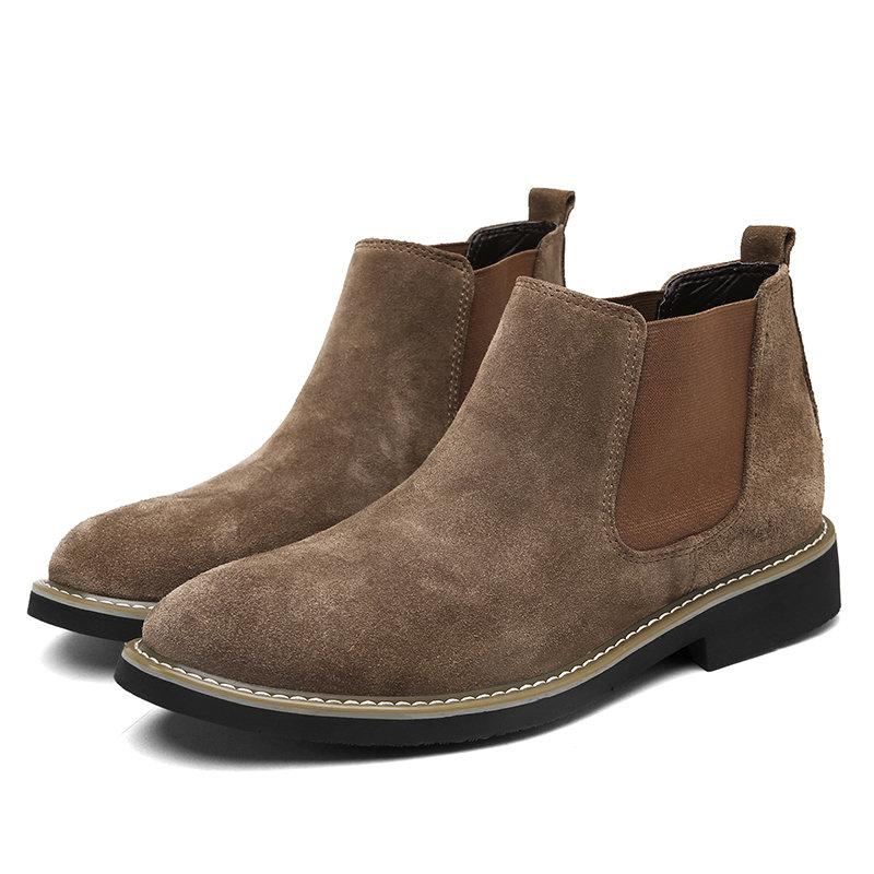 slip resistant chelsea boots mens