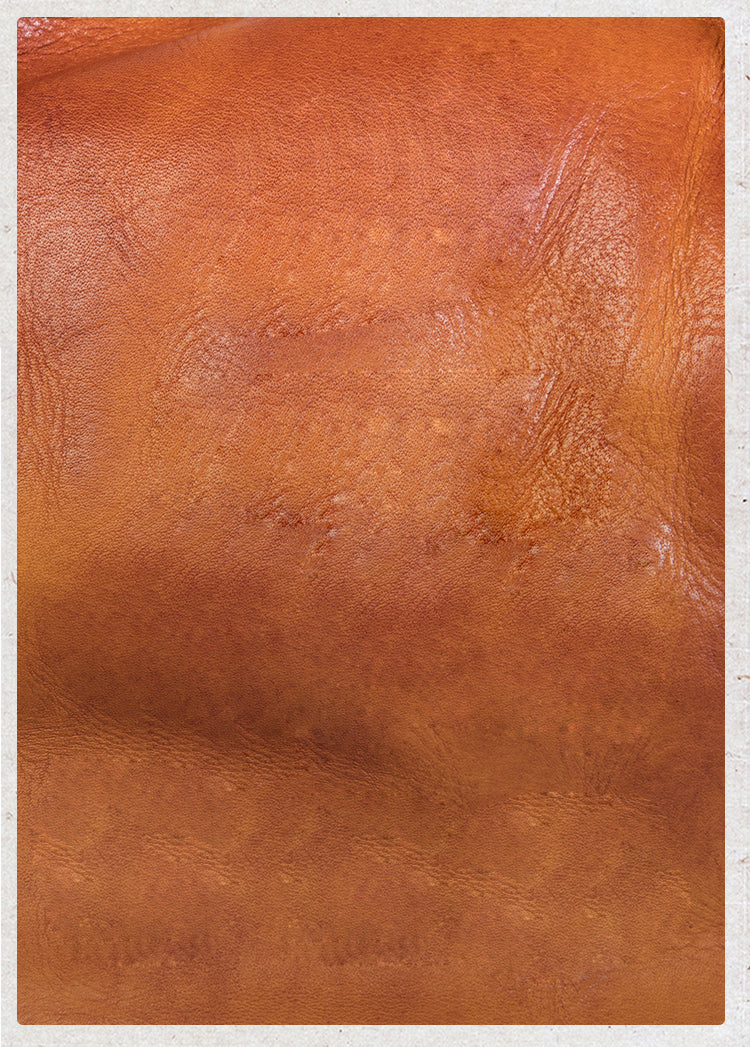 Leather Cowhide Brown one