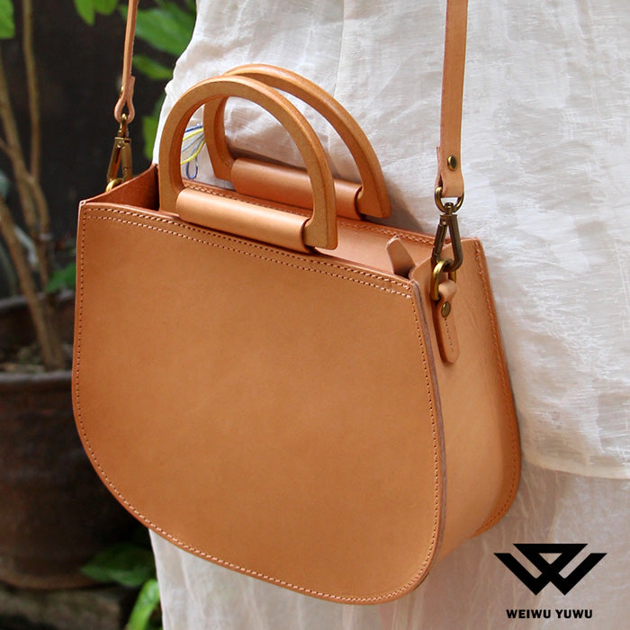 Genuine Women Leather Bucket Bag Shopper bag Handbag For Women Small Leather Tote Bag (2)