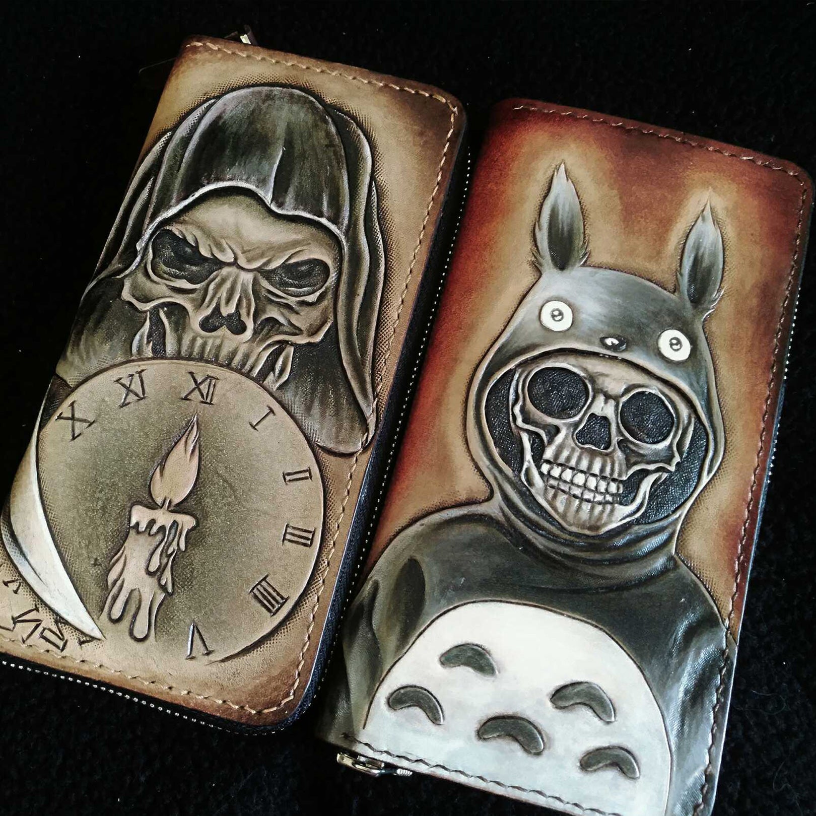 Biker Skull Wallets