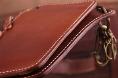 Genuine Leather Mens Cool Phone Key Wallet Card Slim Wallet Key Holder Car Key Case for Men