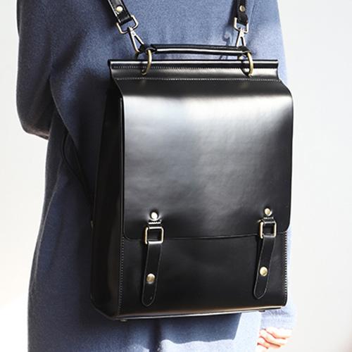 Best Coffee Leather Womens Satchel Backpack Laptop Leather Black Schoo