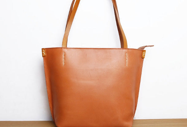 Genuine Leather Handbag Small Tote Bag Shopper Bag Shoulder Bag Purse