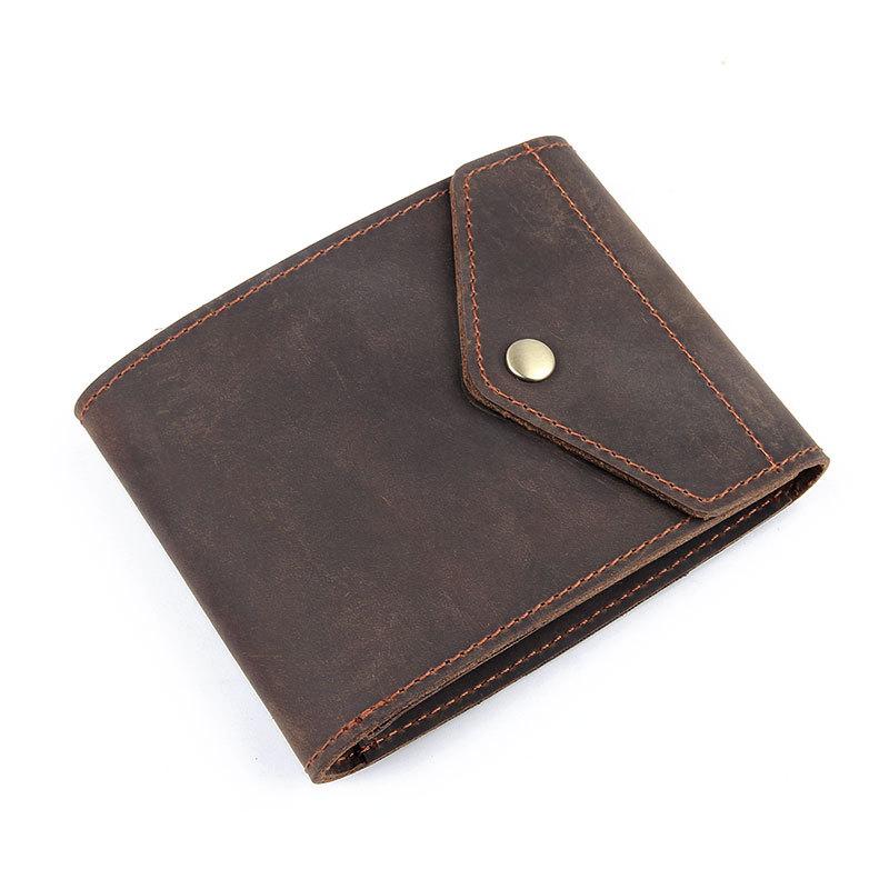 mens leather bifold wallet