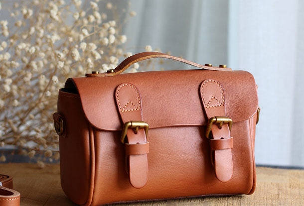 Handmade Leather handbag purse bag for women leather crossbody shoulde