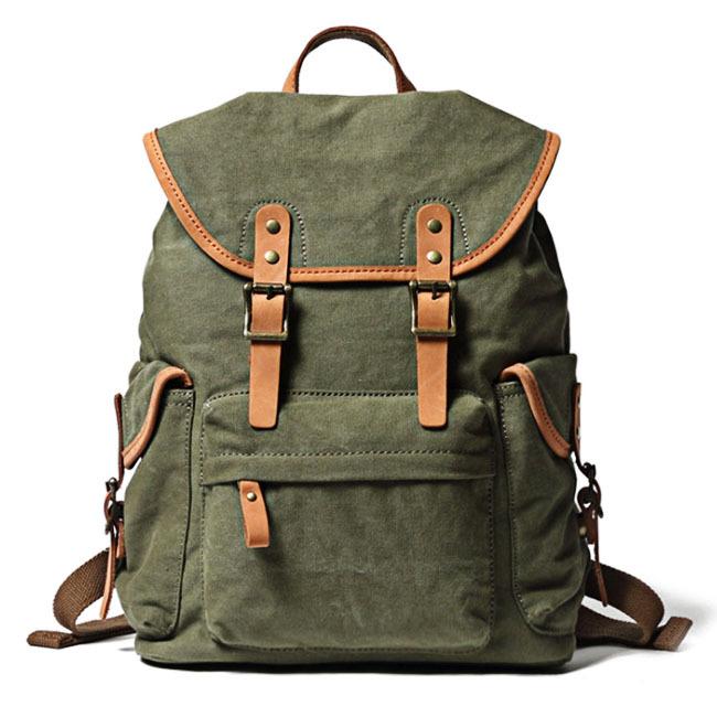 mens green backpack