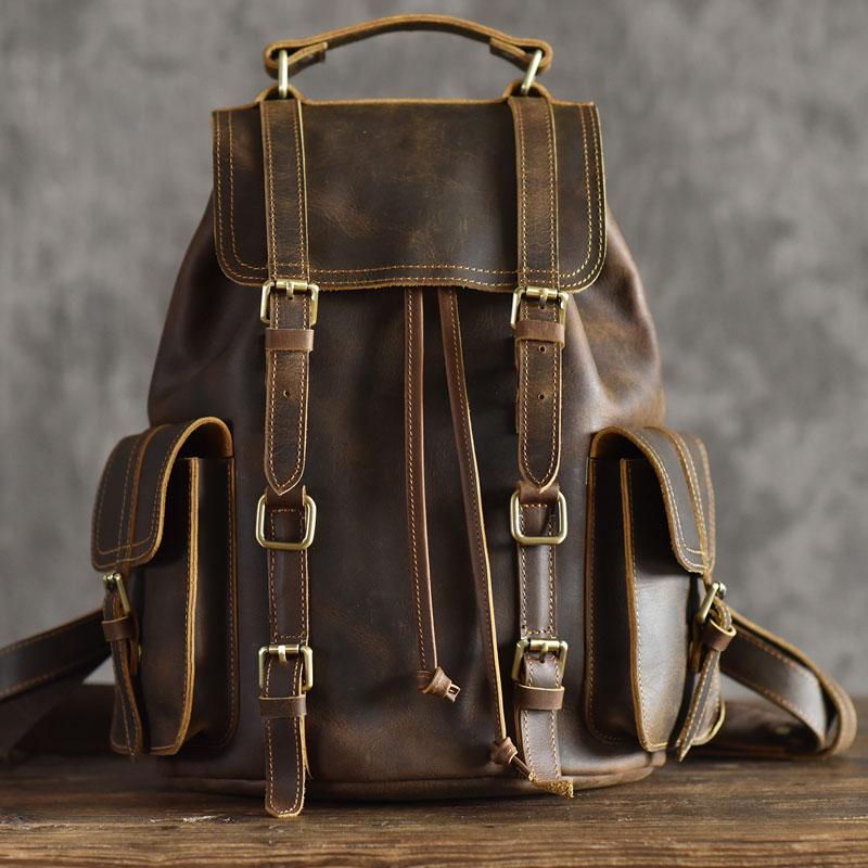 large leather sling bag