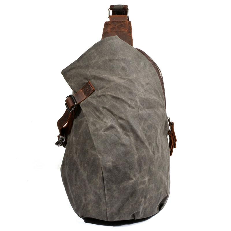 men's canvas sling bag