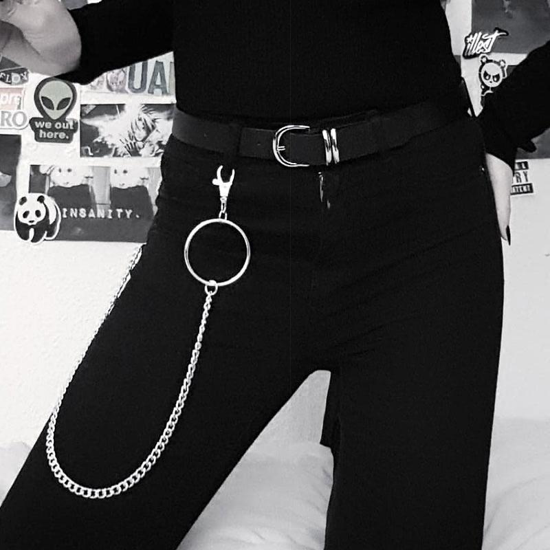 black jeans with chains mens