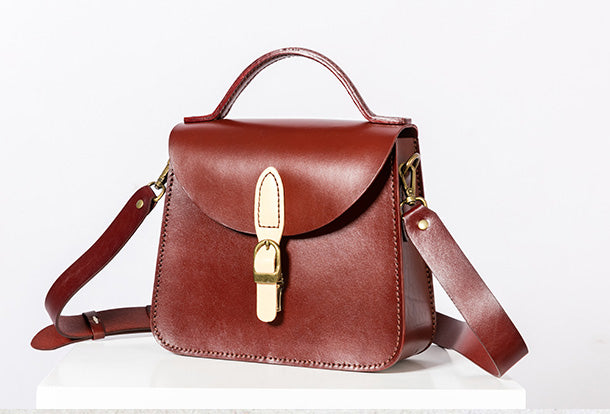 Handmade Genuine Leather Handbag Bag Crossbody Bag Shoulder Bag Purse