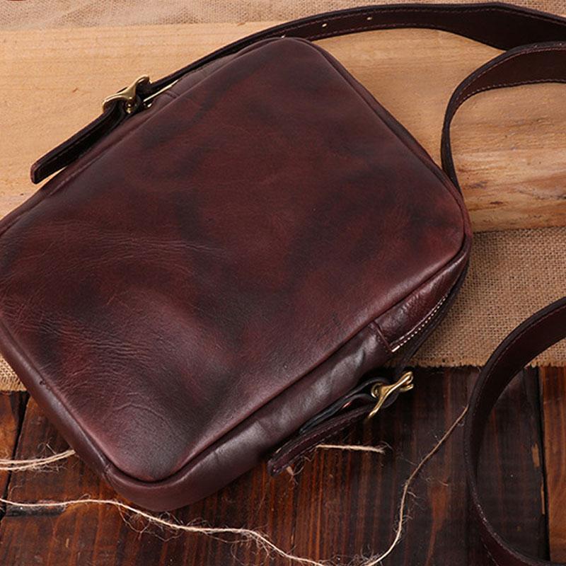 crossbody leather bag mens