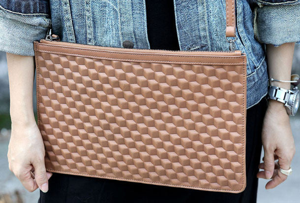 Handmade clutch bag purse crossbody leather bag purse shoulder bag for