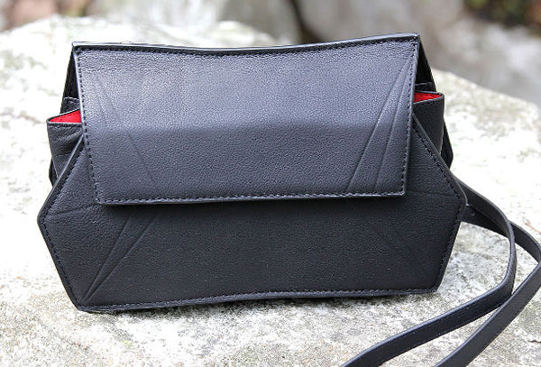 Handmade small phone clutch purse leather crossbody bag shoulder bag w