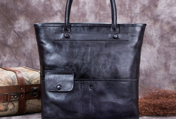 Genuine Leather Handbag Vintage Tote Bag Crossbody Bag Shoulder Bag Pu