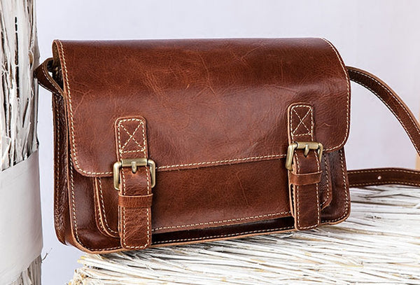 Genuine Leather Handbag Messenger Bag Crossbody Bag Shoulder Bag Purse