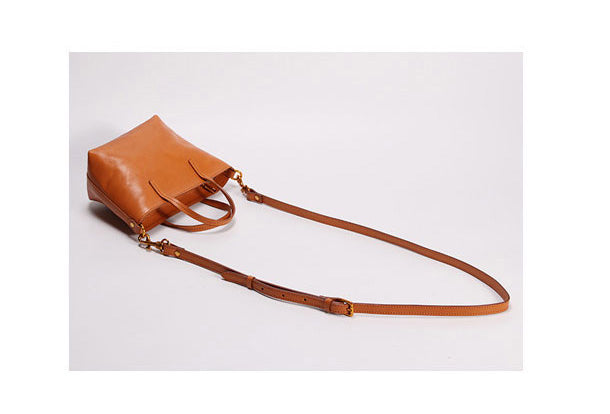 Brown Womens Leather Tote Purses Handbag Shoulder Bag for Women Leathe