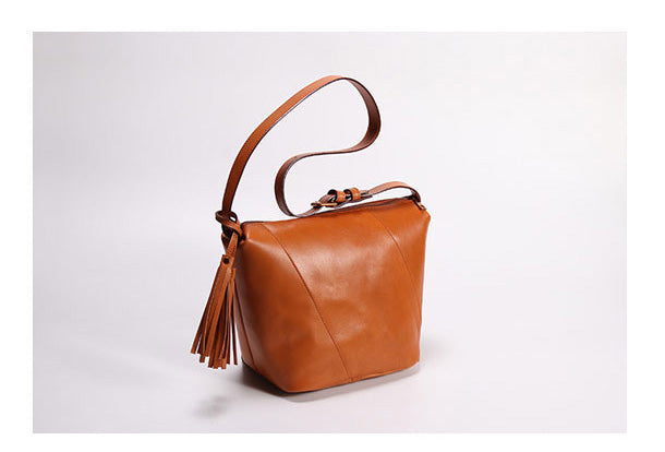 Handmade Leather Messenger Bag Purse Satchel Bag Leather Shoulder Bag