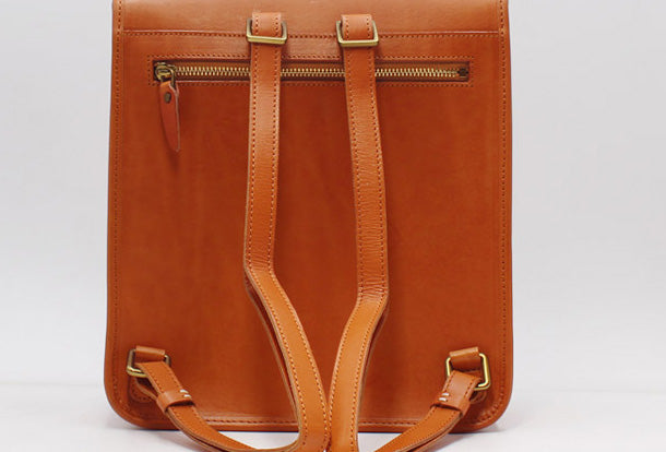 Handmade Leather Backpack Bag Purse Satchel Bag Shoulder Bag for Girl